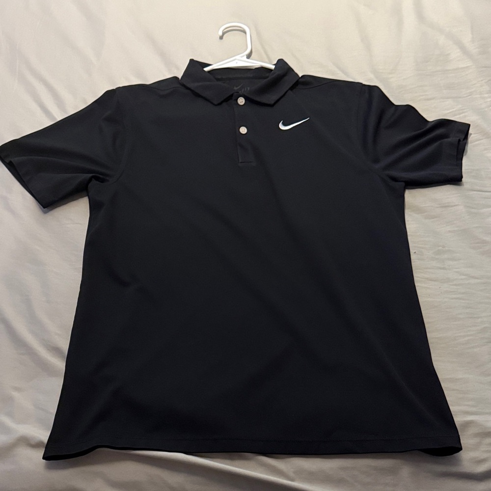Black Nike Golf Polo